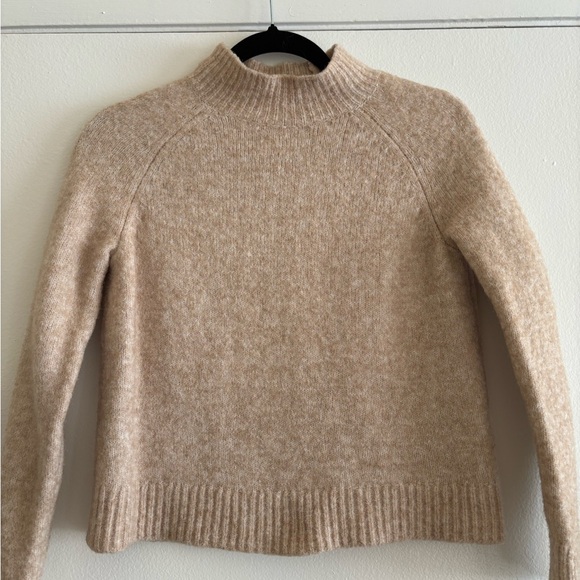 Banana Republic Sweaters - Banana Republic Camel Turtleneck Wool-Blend Sweater